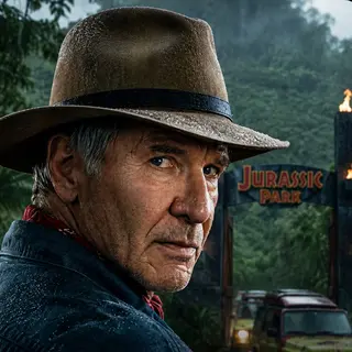 Featured image for Steven Spielberg Wanted Harrison Ford for Jurassic Park — And Was “Crushed” When He Said No