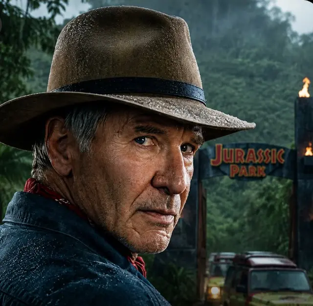 Featured image for Steven Spielberg Wanted Harrison Ford for Jurassic Park — And Was “Crushed” When He Said No